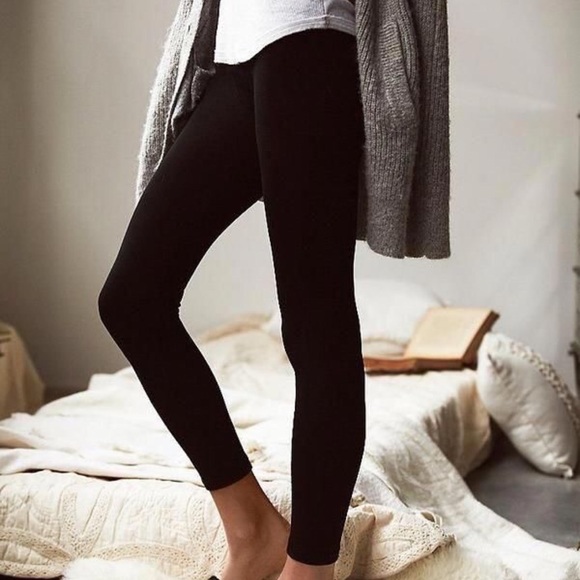 ❄️ Fleece Lined Footless Leggings Plus - Picture 4 of 4